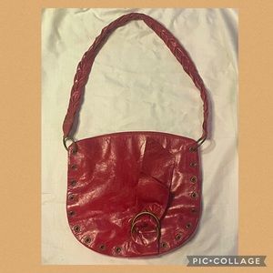 Red Leather Sabina NY Purse